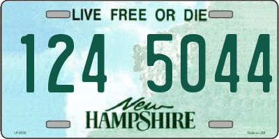 NH license plate 1245044