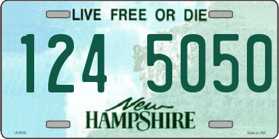 NH license plate 1245050