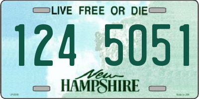 NH license plate 1245051
