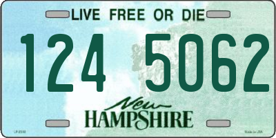 NH license plate 1245062