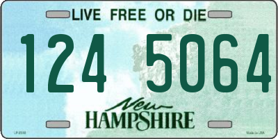 NH license plate 1245064