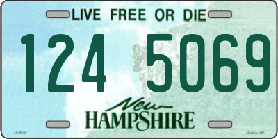 NH license plate 1245069