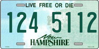 NH license plate 1245112