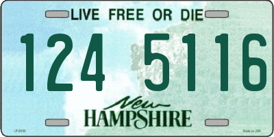 NH license plate 1245116