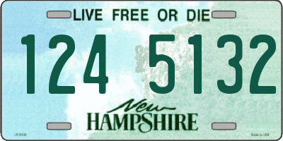 NH license plate 1245132