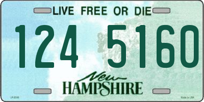 NH license plate 1245160