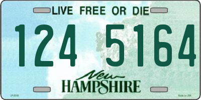 NH license plate 1245164