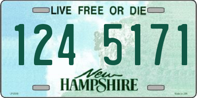 NH license plate 1245171