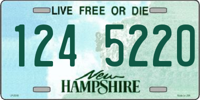 NH license plate 1245220