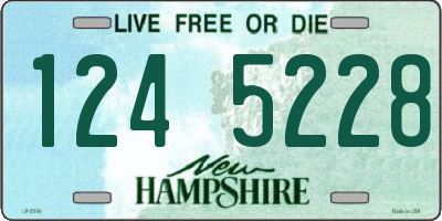 NH license plate 1245228