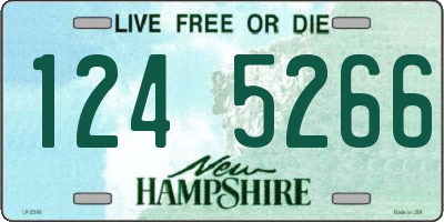 NH license plate 1245266