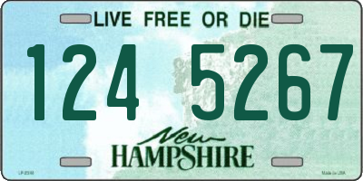 NH license plate 1245267