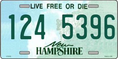 NH license plate 1245396