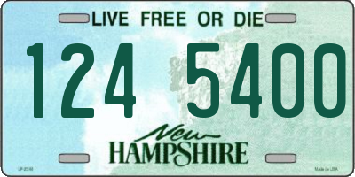 NH license plate 1245400