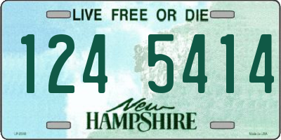NH license plate 1245414
