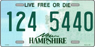 NH license plate 1245440