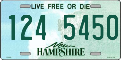 NH license plate 1245450