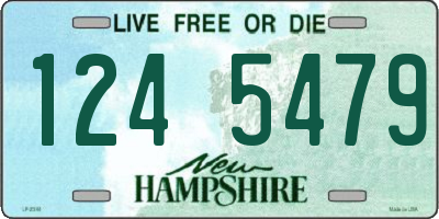 NH license plate 1245479
