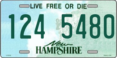 NH license plate 1245480