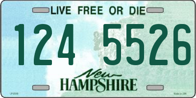 NH license plate 1245526