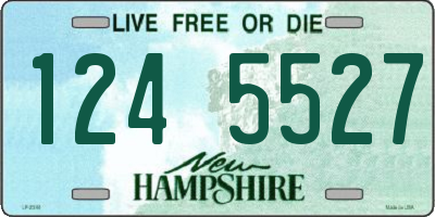 NH license plate 1245527
