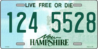 NH license plate 1245528