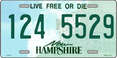 NH license plate 1245529