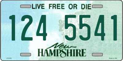 NH license plate 1245541