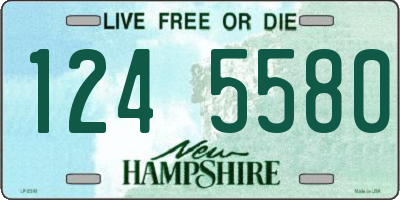 NH license plate 1245580