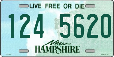 NH license plate 1245620