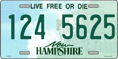 NH license plate 1245625