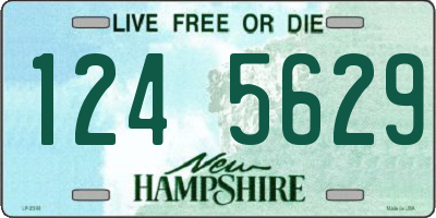 NH license plate 1245629