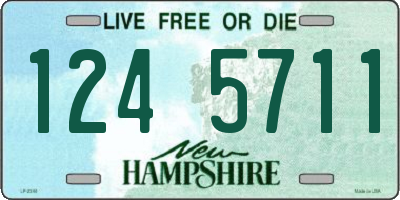 NH license plate 1245711