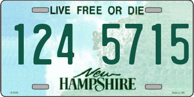 NH license plate 1245715
