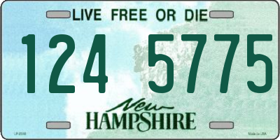 NH license plate 1245775