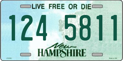 NH license plate 1245811