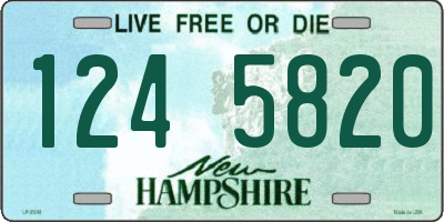 NH license plate 1245820