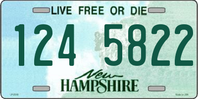 NH license plate 1245822