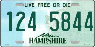 NH license plate 1245844