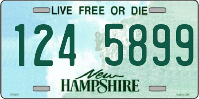 NH license plate 1245899