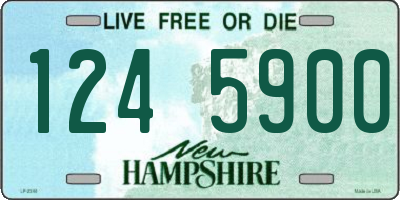 NH license plate 1245900