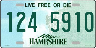 NH license plate 1245910