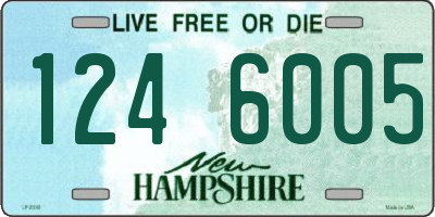 NH license plate 1246005
