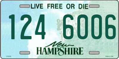 NH license plate 1246006