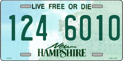NH license plate 1246010