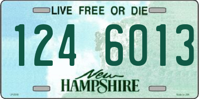 NH license plate 1246013