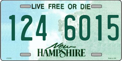 NH license plate 1246015