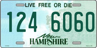 NH license plate 1246060