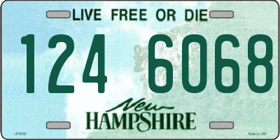 NH license plate 1246068