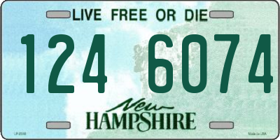 NH license plate 1246074